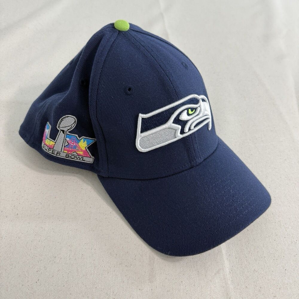 Seattle Seahawks New Era Super Bowl LX Champions 39THIRY Flex Fit Hat S/M